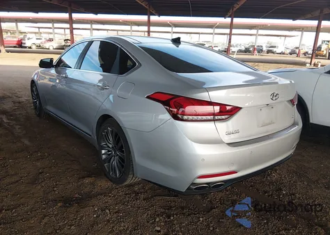 2015 Hyundai Genesis 5.0 z USA, uszkodzony, nr VIN KMHGN4JF7FU032709